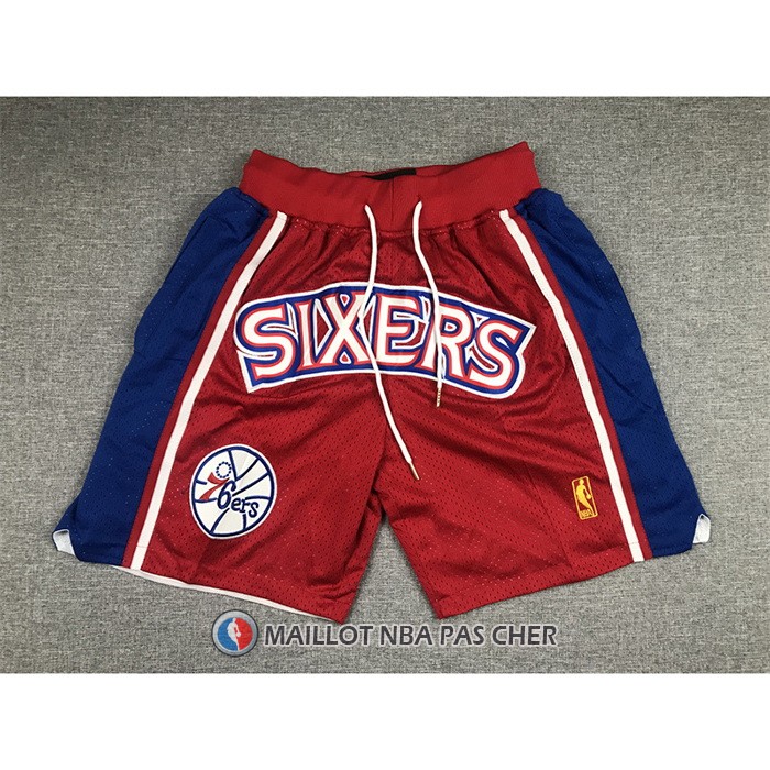 Short Philadelphia 76ers Mitchell & Ness 1996-97 Rouge
